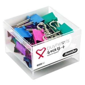사무용품 바이하츠 점보 슈파크립 중(JMC) 1통 더블클립