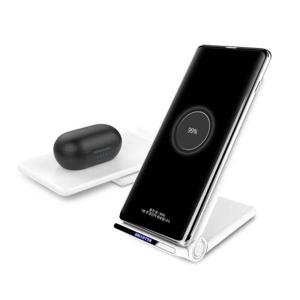 무선충전기 스마텍 접이식무선충전기/ST-FW1/고속충전/9V/양방향