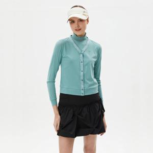 [세인트앤드류스]여성 하이넥 슬리브리스 레이스 가디건 821E2TF501_MT