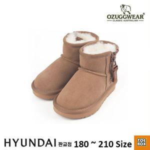 토박스 오즈어그웨어 키즈 미니 지퍼 테이프 로고 부츠 브라운(OZKCF4TSMB11BRO) OZKCF4TSMB11BRO