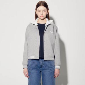 게스 MP1W9880 공용 후디 디테처블 바시티 점퍼