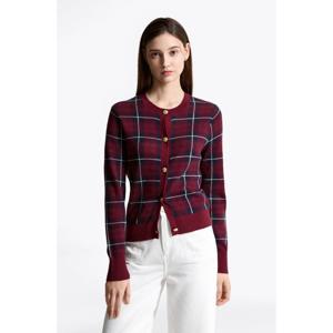 타미힐피거 여성 타탄체크 플래그 가디건 T22F9KCD092WT1(25FW) T22F9KCD092WT1