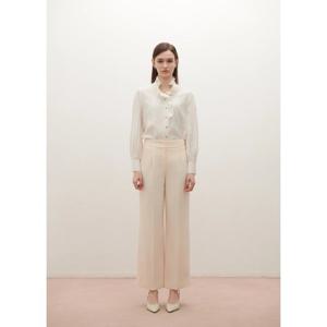 샤틴 러플 핀턱 블라우스 (S261S202) S261S202