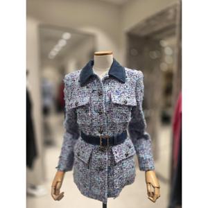 모조에스핀 모조에스핀 데님카라 트위드쟈켓 (J251MSF906) J251MSF906