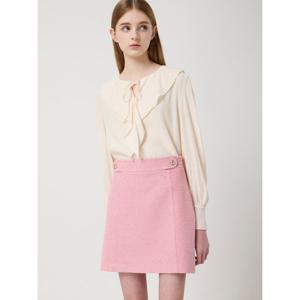 씨씨콜렉트 C251MSC007 리본 타이 러플 블라우스 C251MSC007