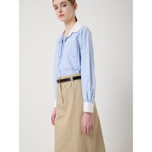 씨씨콜렉트 C251MSC003 리본 타이 스트라이프 셔츠 C251MSC003