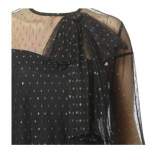 모조에스핀 리본 포인트 시스루 블라우스 J252XSC008 J252XSC008