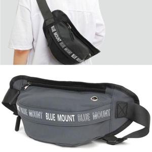 데일리 보조 바디백 웨이스트백 그레이 가방 캐주얼백