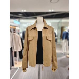 [르샵블랑] 카라 집업 스웨이드 자켓(L1H11WJK040) L1H11WJK040