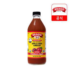 공식]브래그 애사비 크랜베리애플 473ml 1개 사과식초 애플사이다비니거