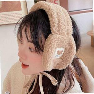 귀욤 양털 곰돌이 뽀글뽀글 목도리겸 따뜻한 귀마개