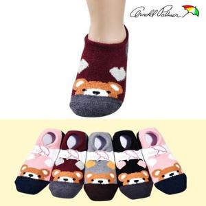 [패션] 따뜻하고 퐁신퐁신 깜찍한 하트곰 숙녀 수면덧신