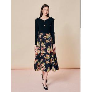 [지고트] JIGOTT 지고트 JS2A1OP071 플라워 프린트 니트 원피스 JS2A1OP07