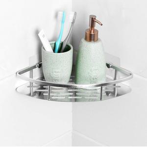 [아이엔] 무타공 접착AL 코너선반 욕실선반 화장실선반