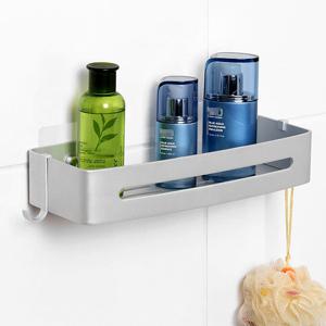 [아이엔] 무타공 접착AL 수납박스 욕실선반 화장실선반