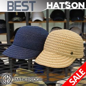 [햇츠온]SMITH BRIDGE 브랜드 밀짚 카스케트 모자 J2SB223 AD