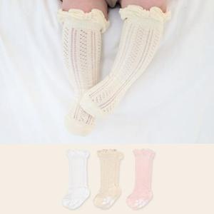 [하이베이비]러플썸머 니삭스(0-8세) 3color /유아니삭스/유아양말/아기니삭스/여름양말/출산선물/돌선