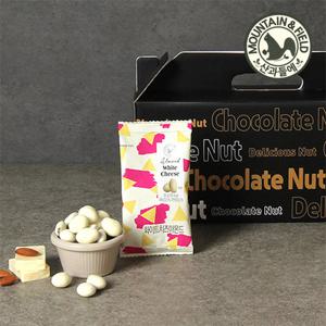 [산과들에] 화이트치즈아몬드 초코볼 20봉 선물세트 초콜릿견과