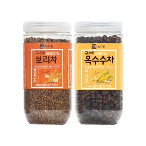 녹차원 구수한2종세트 (보리차 400g+옥수수차 310g)