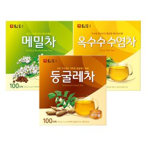 담터 둥굴레차+메밀차+옥수수수염차 총 300T