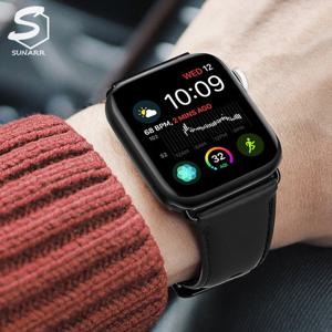 애플워치5 40mm 44mm 호환 소가죽 모던 심플 시계줄 스트랩