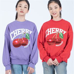 [제니]제니 JN 체리 맨투맨 가을 여아 주니어 쭈리 티셔츠