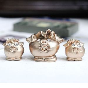 SHJ 금돼지 3P 장식소품 미니소품 디자인소품 미니어처 장식인형