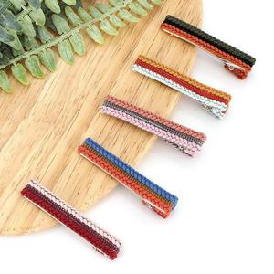 [아랑로랑] 벨라배색심플 집게핀 헤어핀