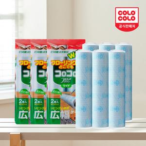 홈앤미 고로고로 멀티 플로어 와이드 테이프크리너 리필6개