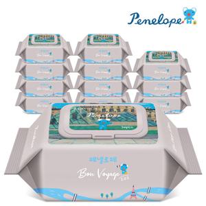 페넬로페 본보야지 아기물티슈 루브르 휴대캡형 20매x12팩