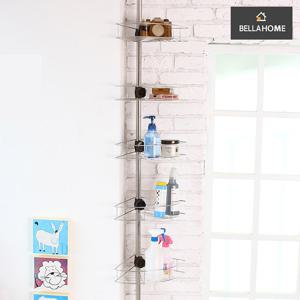 [벨라홈] 클램프 고정코너선반 5단(CN8404)