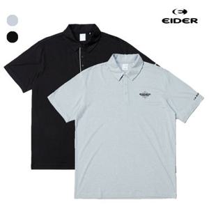 [백화점]아이더 [택가 119,000원] 남성 레이볼트x아이더 콜라보레이션 헥사니트 반팔 카라 티셔츠 DMM24274