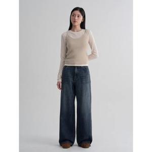 (356221CMRP) [에잇세컨즈] 리얼 와이드 데님  블루