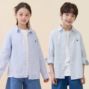 [빈폴키즈] 26SS 리넨폴리 혼방 스트라이프 셔츠 (2종 택1)