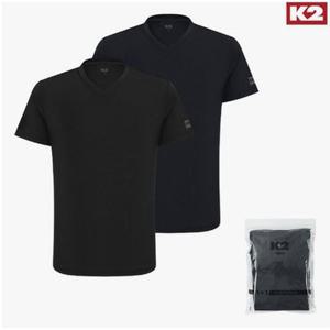 [백화점]K2 케이투 남녀공용 공용브이넥 반팔2장 세트 KMM26282