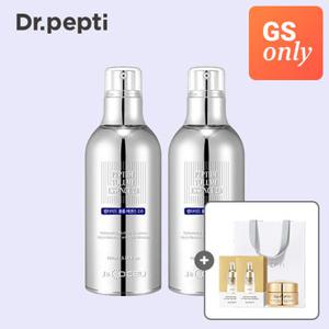 닥터펩티 펩타이드 볼륨에센스2.0 2개+(증정)리프팅 프로 파우치40매+88크림 12g+쇼핑백 구성 (정가 198,000원)