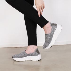 [아나이스] 쫀쫀한 통굽 우븐슈즈 4cm_25S350 [무료배송]