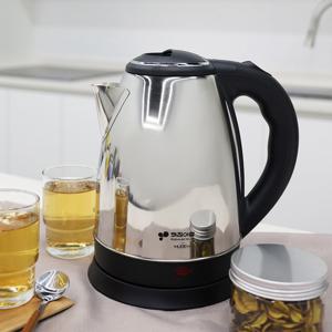 [1.8리터 대용량으로 넉넉하게 스테인레스로 위생안심] 키친아트 1.8L 스테인레스 무선포트 주전자 KEHT-180S