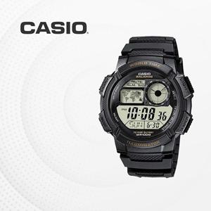 카시오 CASIO 군인 군용 군대 우레탄 전자시계 AE-1000W-1A