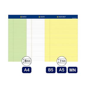 리갈패드  A5 흰색 40매  옥스포드 A12