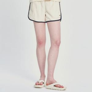 내셔널지오그래픽 N232WHP690 여성 4부 테리 하프 팬츠 IVORY