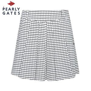 [파리게이츠] 여성 체크 플리츠 미니 스커트_521C3PC366_WH