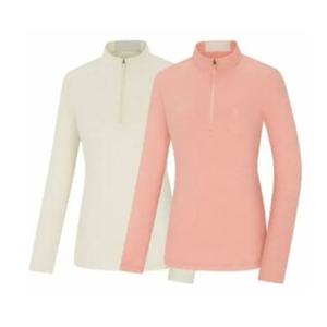 [콜핑]LD18 여성 가을 신축성좋은 약기모 집업등산티 KVT0433W