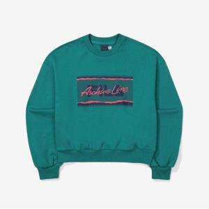 [FILA] [휠라] 아카이브 세미크롭 맨투맨(FE2POF6101F_TGR) (FE2POF6101F_TGR)