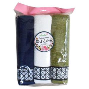 흡수력 좋은 세면 타올 3P