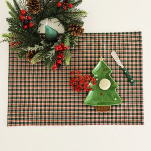 [모던하우스] L 기모 그린체크 테이블매트