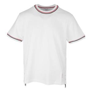 톰브라운 스트라이프 트림 반팔티 MJS231A J0055 100