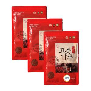 2025년 국산 예천 태양초 고춧가루 매운맛 500g 3봉