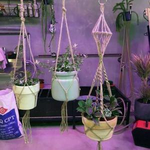 공중화분걸이 행잉 그물 밧줄(고급형)15-25cm 화분용 고급