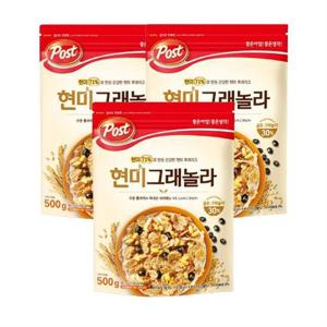 동서식품 포스트 현미 그래놀라 500g 3개